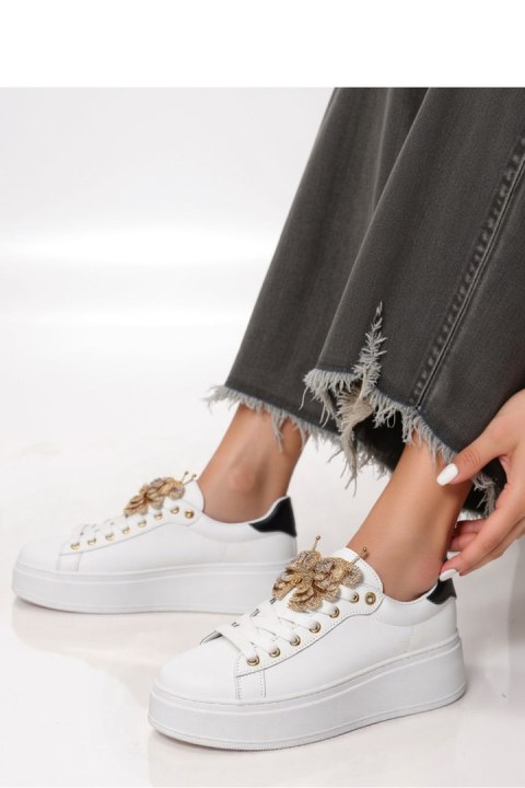 Damskie Sneakersy BUTTERFLY LUX ? White/Black - Inello Damskie Sneakersy BUTTERFLY LUX ? White/Black - Inello