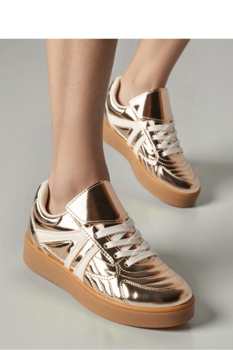 Damskie Sneakersy XERON ? GOLD - Inello Damskie Sneakersy XERON ? GOLD - Inello