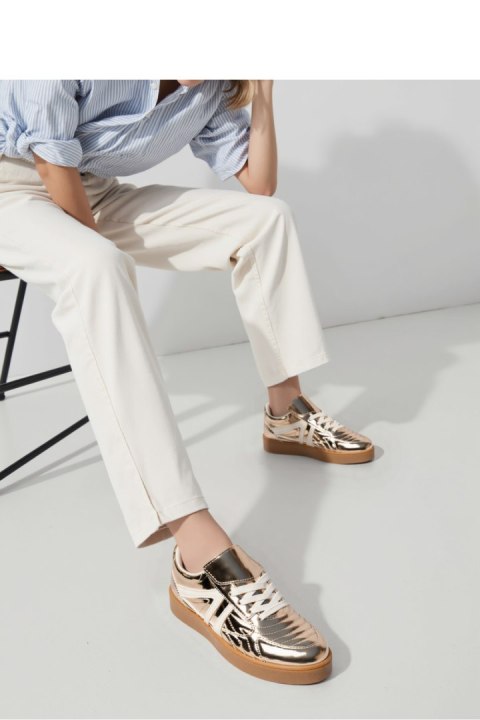 Damskie Sneakersy XERON ? GOLD - Inello Damskie Sneakersy XERON ? GOLD - Inello