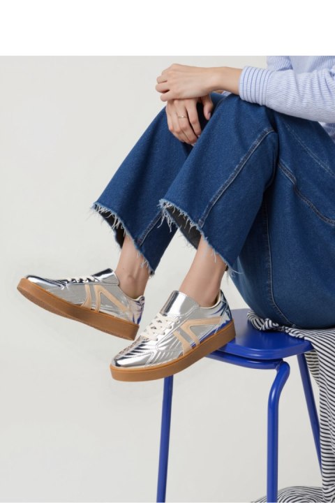 Damskie Sneakersy XERON ? SILVER - Inello Damskie Sneakersy XERON ? SILVER - Inello