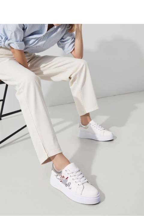 Damskie Sneakersy LUMIX - SILVER - Inello Damskie Sneakersy LUMIX - SILVER - Inello