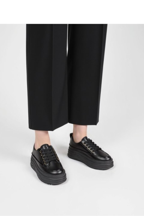 Damskie Sneakersy PLATFORMIA ? Black - Inello Damskie Sneakersy PLATFORMIA ? Black - Inello