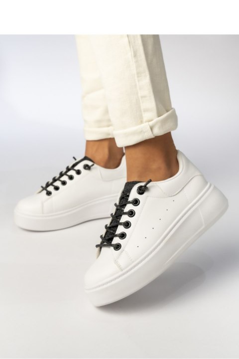 Damskie Sneakersy SAVANNAH WHITE/BLACK - Inello Damskie Sneakersy SAVANNAH WHITE/BLACK - Inello
