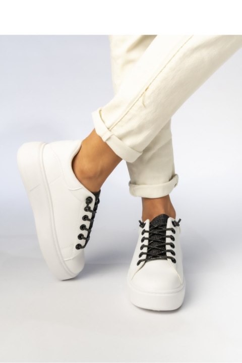Damskie Sneakersy SAVANNAH WHITE/BLACK - Inello Damskie Sneakersy SAVANNAH WHITE/BLACK - Inello