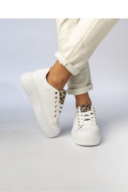 Damskie Sneakersy SAVANNAH WHITE/LEOPARD - Inello