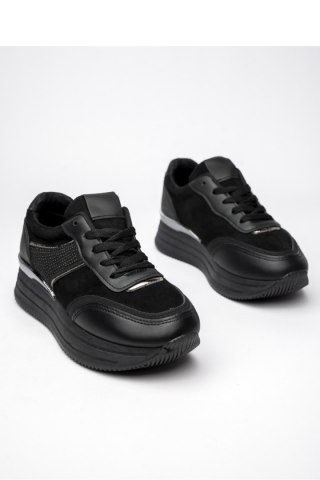 Damskie Sneakersy VELMIA BLACK - Inello