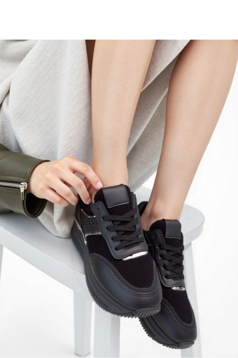 Damskie Sneakersy VELMIA BLACK - Inello Damskie Sneakersy VELMIA BLACK - Inello