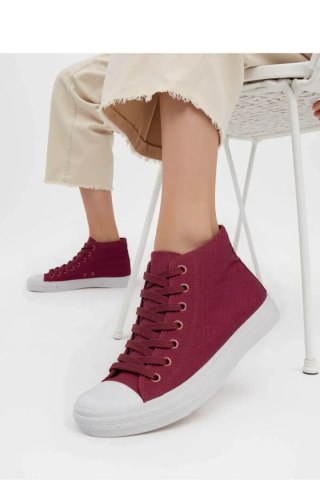 Damskie Trampki LIVIO WINE RED - Inello