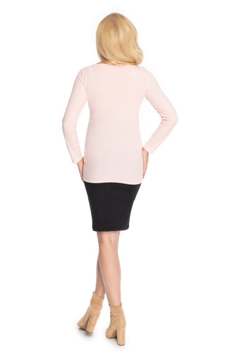 Bluzka Model 1708 Powder Pink - PeeKaBoo Bluzka Model 1708 Powder Pink - PeeKaBoo