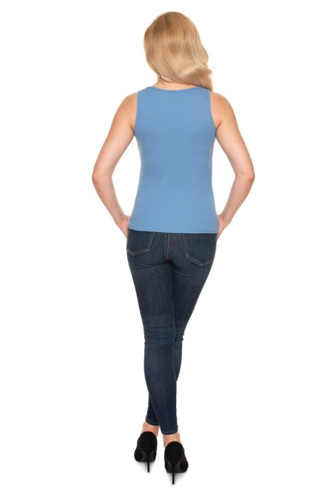 Bluzka Model 1718 Blue - PeeKaBoo Bluzka Model 1718 Blue - PeeKaBoo