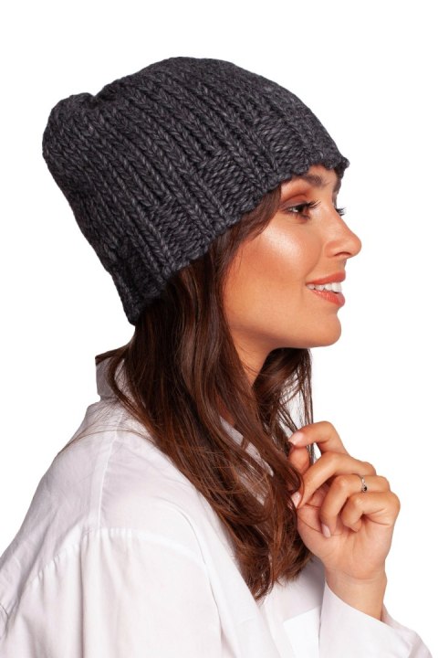 Czapka Model BK100 Grafit - BE Knit Czapka Model BK100 Grafit - BE Knit