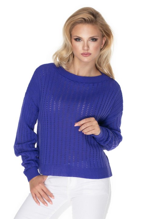 Sweter Damski Model 70022 Violet - PeeKaBoo Sweter Damski Model 70022 Violet - PeeKaBoo
