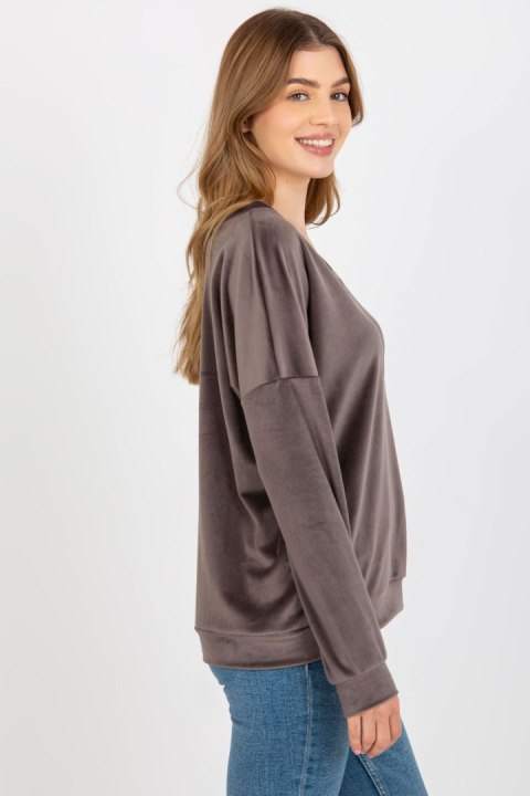 Bluza Damska Model RV-BL-8441.07P Dark Grey - Relevance Bluza Damska Model RV-BL-8441.07P Dark Grey - Relevance