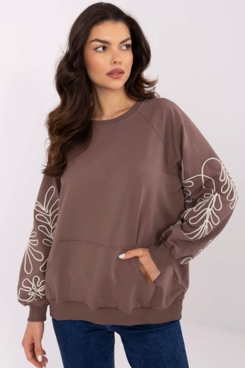 Bluza Damska Model RV-BL-9972.10X Dark Brown - Relevance