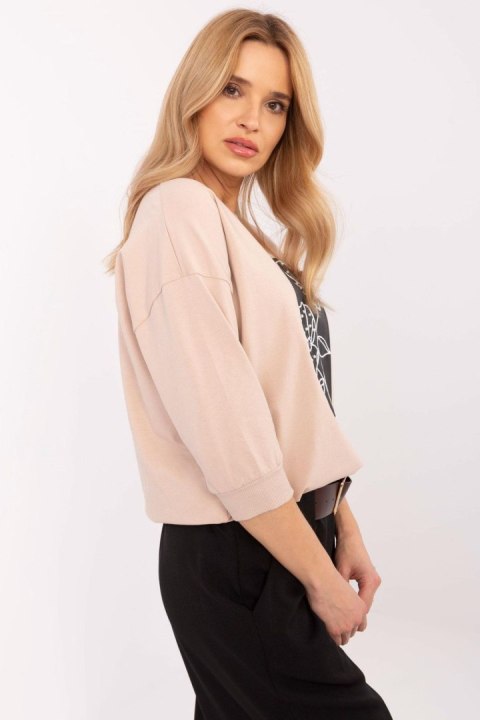 Bluzka Model RV-BZ-A261.18 Beige - Relevance Bluzka Model RV-BZ-A261.18 Beige - Relevance