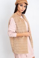Kamizelka Model TW-KZ-2114.09P Beige - Och Bella