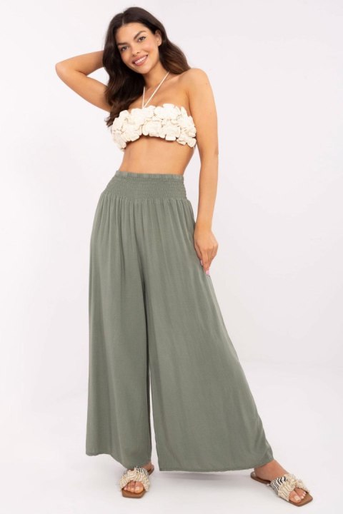 Spodnie Damskie Model TW-SP-BI-3069.94 Khaki - Och Bella