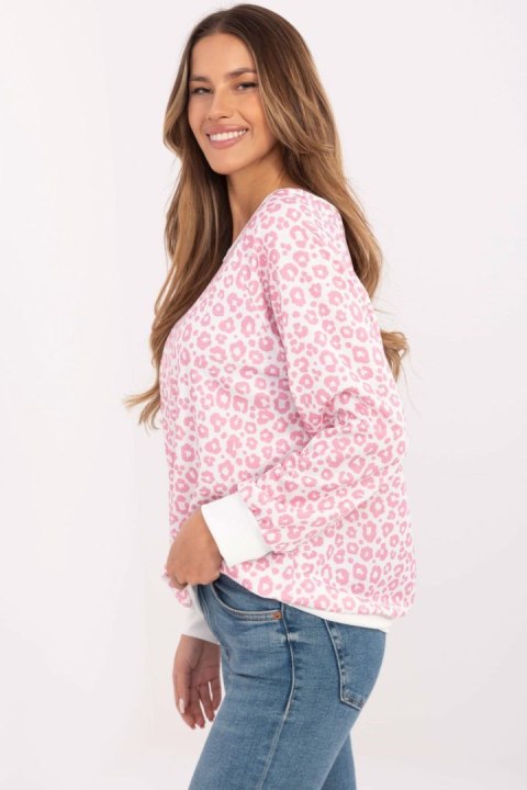 Bluzka Model MI-BZ-M742.86 Pink - Italy Moda Bluzka Model MI-BZ-M742.86 Pink - Italy Moda