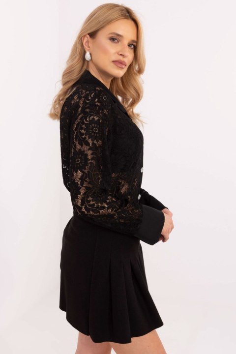 Koszula Damska Model MI-KS-C243.18 Black - Italy Moda Koszula Damska Model MI-KS-C243.18 Black - Italy Moda
