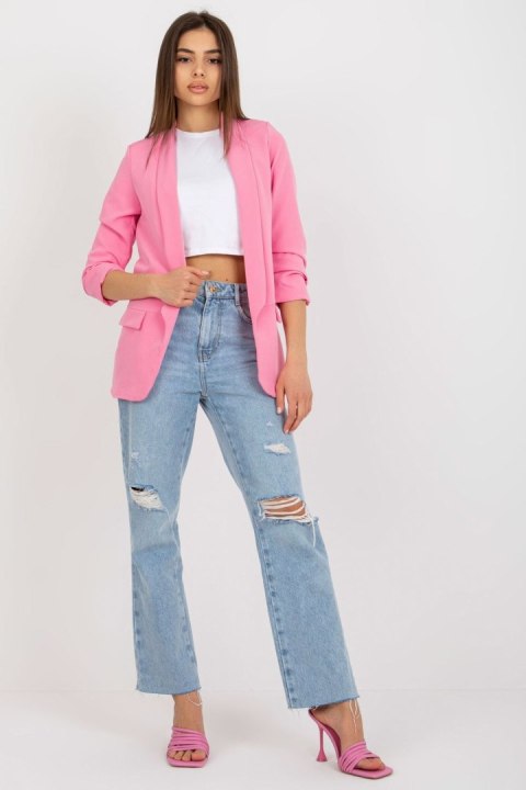 Marynarka Model DHJ-MA-7684.15P Pink - Italy Moda Marynarka Model DHJ-MA-7684.15P Pink - Italy Moda