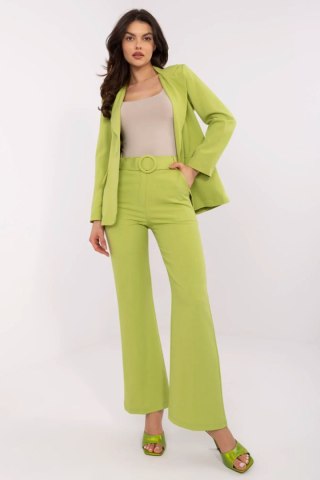 Spodnie Damskie Model DHJ-SP-18737.08 Limonka - Italy Moda