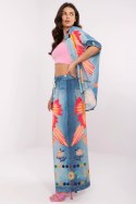 Spodnie Damskie Model DHJ-SP-19183-6.79 Blue - Italy Moda