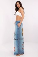 Spodnie Damskie Model DHJ-SP-19183-9.54 Blue - Italy Moda
