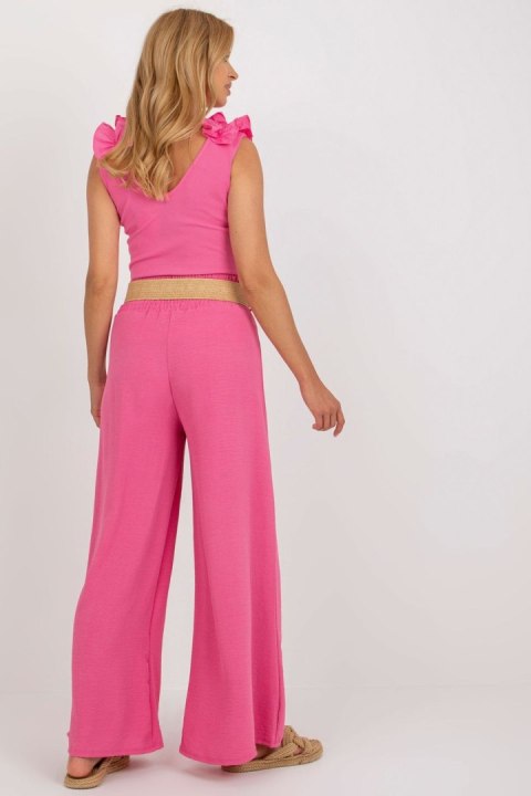 Spodnie Damskie Model DHJ-SP-8387.57 Pink - Italy Moda Spodnie Damskie Model DHJ-SP-8387.57 Pink - Italy Moda