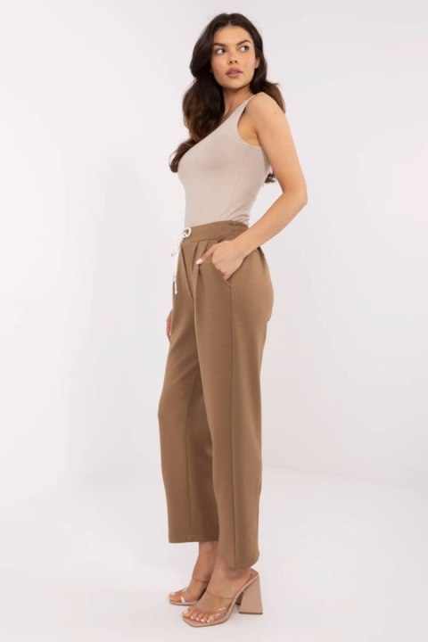 Spodnie Dresowe Model DHJ-SP-20523.66P Light Brown - Italy Moda Spodnie Dresowe Model DHJ-SP-20523.66P Light Brown - Italy Moda