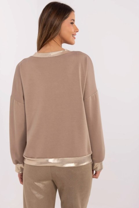 Bluza Damska Model MI-BL-61789.24 Dark Beige - Italy Moda Bluza Damska Model MI-BL-61789.24 Dark Beige - Italy Moda