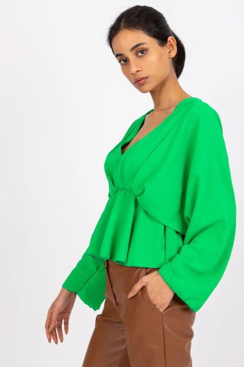 Bluzka Model DHJ-BZ-11979.67 Green - Italy Moda Bluzka Model DHJ-BZ-11979.67 Green - Italy Moda