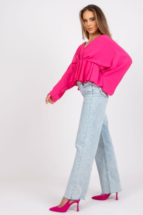 Bluzka Model DHJ-BZ-11979.67 Pink - Italy Moda Bluzka Model DHJ-BZ-11979.67 Pink - Italy Moda