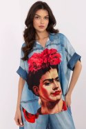 Koszula Damska Model DHJ-KS-19007-5.87 Blue - Italy Moda