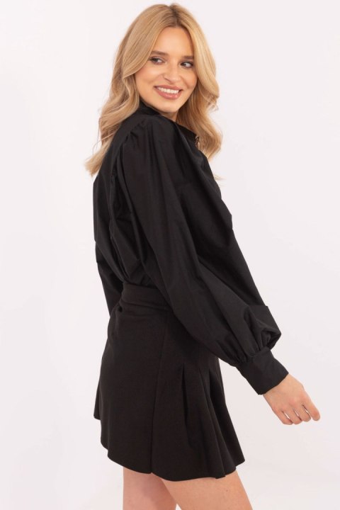 Koszula Damska Model MI-KS-C233.70 Black - Italy Moda Koszula Damska Model MI-KS-C233.70 Black - Italy Moda