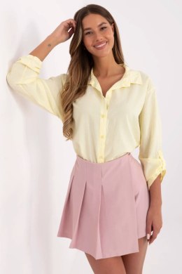 Koszula Damska Model MO-KS-1804.92 White/Yellow - Italy Moda
