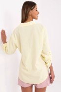 Koszula Damska Model MO-KS-1804.92 White/Yellow - Italy Moda