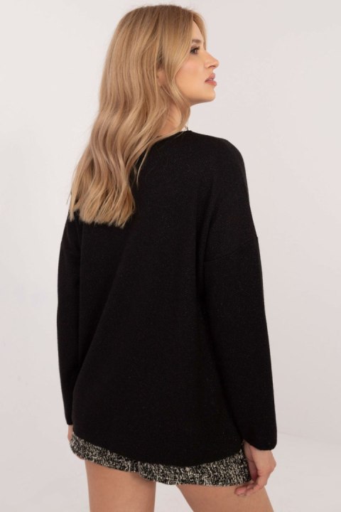 Sweter Damski Model DHJ-BZ-19238.26 Black - Italy Moda Sweter Damski Model DHJ-BZ-19238.26 Black - Italy Moda