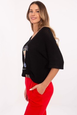 Sweter Damski Model MI-SW-2101.06 Black - Italy Moda