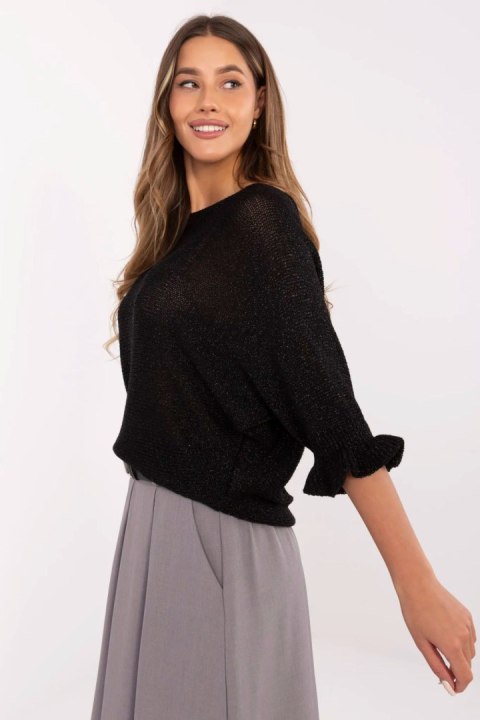 Sweter Damski Model MI-SW-2502.60 Black - Italy Moda Sweter Damski Model MI-SW-2502.60 Black - Italy Moda