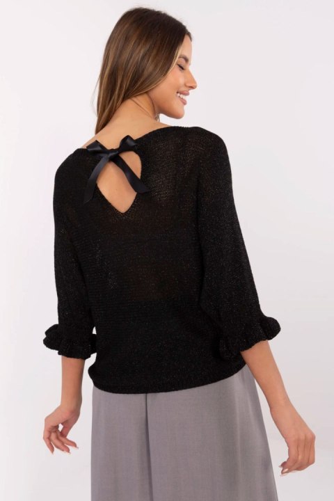 Sweter Damski Model MI-SW-2502.60 Black - Italy Moda Sweter Damski Model MI-SW-2502.60 Black - Italy Moda