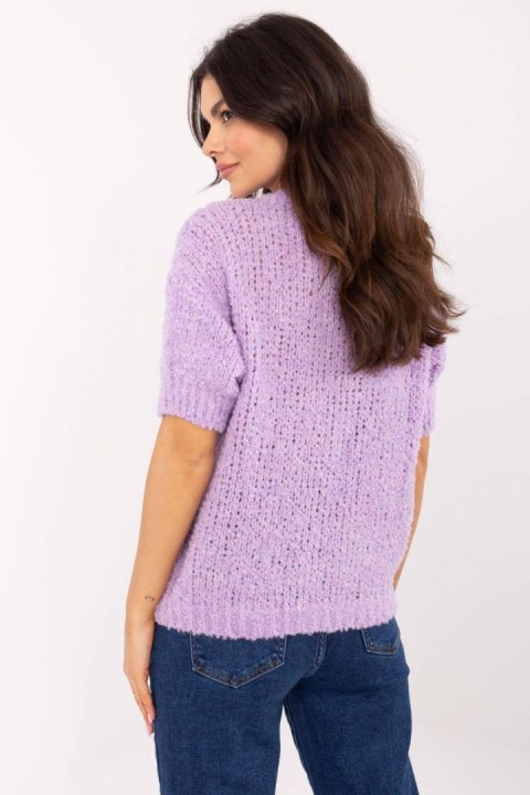 Sweter Damski Model MI-SW-2701.23 Light Violet - Italy Moda Sweter Damski Model MI-SW-2701.23 Light Violet - Italy Moda