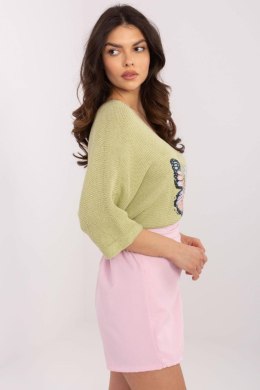 Sweter Damski Model MI-SW-7002.17 Pistacja - Italy Moda