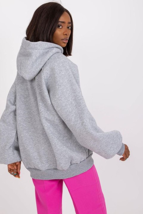 Bluza Damska Model EM-BL-407.06 Grey - Ex Moda Bluza Damska Model EM-BL-407.06 Grey - Ex Moda