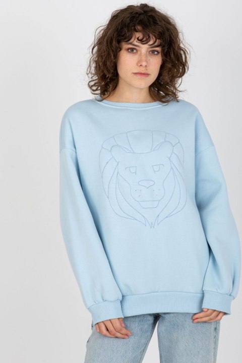 Bluza Damska Model EM-BL-617-4.41P Light Blue - Ex Moda Bluza Damska Model EM-BL-617-4.41P Light Blue - Ex Moda
