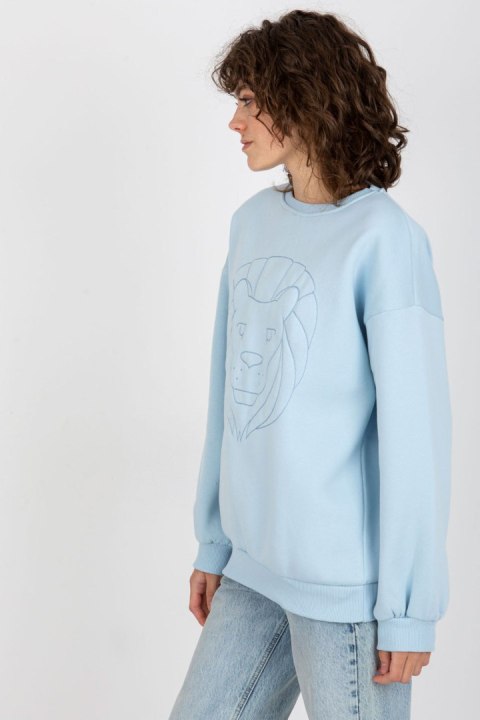 Bluza Damska Model EM-BL-617-4.41P Light Blue - Ex Moda Bluza Damska Model EM-BL-617-4.41P Light Blue - Ex Moda