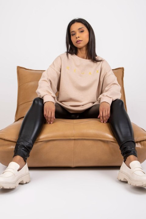 Bluza Damska Model EM-BL-U536/2.00 Beige - Ex Moda Bluza Damska Model EM-BL-U536/2.00 Beige - Ex Moda