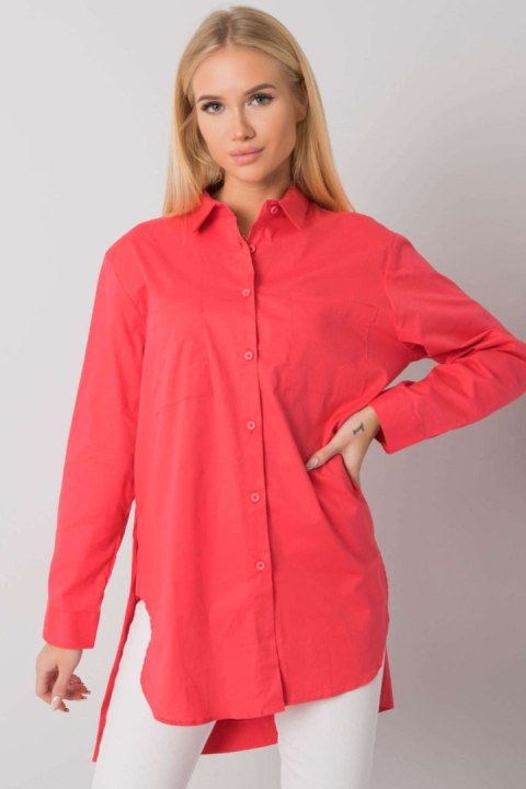 Koszula Damska Model EM-KS-001.46 Coral - Ex Moda Koszula Damska Model EM-KS-001.46 Coral - Ex Moda