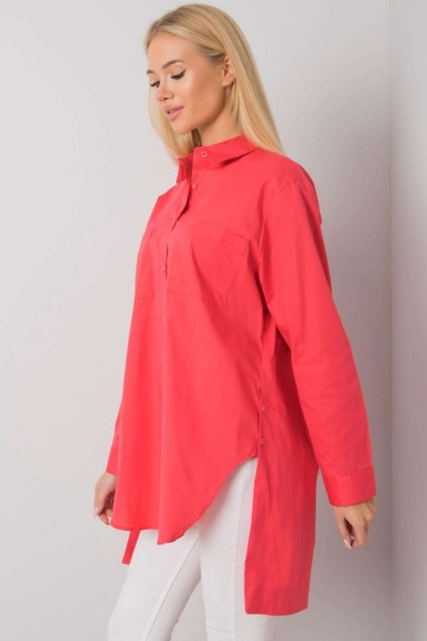 Koszula Damska Model EM-KS-001.46 Coral - Ex Moda Koszula Damska Model EM-KS-001.46 Coral - Ex Moda