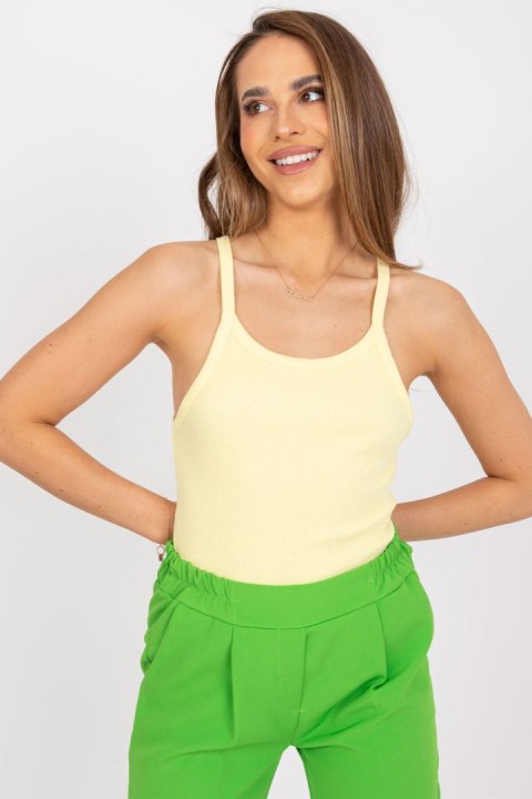 Koszulka Top Model EM-TP-585.78 Light Yellow - Ex Moda Koszulka Top Model EM-TP-585.78 Light Yellow - Ex Moda