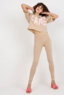 Spodnie Komplet Model EM-KMPL-735.10 Beige - Ex Moda